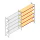 Weitspannregal AR 3000x2700x600 mm (hxbxt) 5 Ebenen verzinkt Anbauregal