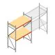 Weitspannregal AR 2250x1850x800 mm (hxbxt) 2 Ebenen verzinkt Anfangsregal