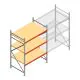 Weitspannregal AR 2000x1850x1000 mm (hxbxt) 3 Ebenen verzinkt Anfangsregal mit vormontierten Rahmen