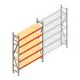 Weitspannregal AR 2500x1610x500 mm (hxbxt) 5 Ebenen verzinkt Anfangsregal