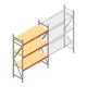 Weitspannregal AR 2500x1610x600 mm (hxbxt) 3 Ebenen verzinkt Anfangsregal