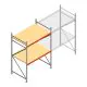 Weitspannregal AR 2500x1610x1000 mm (hxbxt) 2 Ebenen verzinkt Anfangsregal
