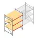 Weitspannregal AR 2500x1610x1200 mm (hxbxt) 3 Ebenen verzinkt Anfangsregal