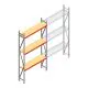 Weitspannregal AR 3000x1610x500 mm (hxbxt) 3 Ebenen verzinkt Anfangsregal
