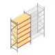 Weitspannregal AR 3000x1610x900 mm (hxbxt) 6 Ebenen verzinkt Anfangsregal mit vormontierten Rahmen