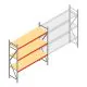 Weitspannregal AR 2000x2010x600 mm (hxbxt) 3 Ebenen verzinkt Anfangsregal