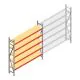 Weitspannregal AR 2500x2250x400 mm (hxbxt) 5 Ebenen verzinkt Anfangsregal mit vormontierten Rahmen