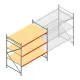 Weitspannregal AR 2500x2010x1200 mm (hxbxt) 3 Ebenen verzinkt Anfangsregal