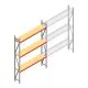 Weitspannregal AR 3000x2010x400 mm (hxbxt) 3 Ebenen verzinkt Anfangsregal mit vormontierten Rahmen