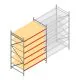 Weitspannregal AR 3000x2010x1200 mm (hxbxt) 6 Ebenen verzinkt Anfangsregal