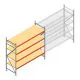 Weitspannregal AR 2250x2700x800 mm (hxbxt) 4 Ebenen verzinkt Anfangsregal