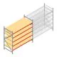 Weitspannregal AR 2000x2700x1000 mm (hxbxt) 5 Ebenen verzinkt Anfangsregal mit vormontierten Rahmen