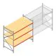 Weitspannregal AR 2000x2700x1200 mm (hxbxt) 3 Ebenen verzinkt Anfangsregal