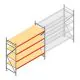 Weitspannregal AR 2500x2700x800 mm (hxbxt) 4 Ebenen verzinkt Anfangsregal