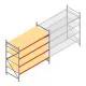 Weitspannregal AR 2500x2700x1000 mm (hxbxt) 4 Ebenen verzinkt Anfangsregal mit vormontierten Rahmen