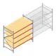 Weitspannregal AR 2500x2700x1200 mm (hxbxt) 4 Ebenen verzinkt Anfangsregal