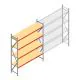 Weitspannregal AR 3000x2700x600 mm (hxbxt) 4 Ebenen verzinkt Anfangsregal