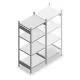 Fachbodenregal Heavy Duty 2000x750x600 mm (HxBxT) 4 Ebenen 150 kg Grundregal