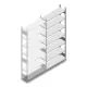 Fachbodenregal Heavy Duty 2500x1000x300 mm (HxBxT) 7 Ebenen 150 kg Anbauregal