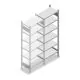 Fachbodenregal Heavy Duty 2000x750x400 mm (HxBxT) 6 Ebenen 150 kg Anbauregal
