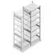 Fachbodenregal Heavy Duty 2500x750x600mm (HxBxT) 7 Ebenen 150 kg Anbauregal