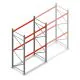 Palettenregal AR T2 3000x1850x1100mm (HxBxT) 2 Ebenen 2530kg/Eb. Grundregal mit vormontierten Rahmen