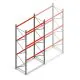 Palettenregal AR T2 3500x1850x1100 mm (HxBxT) 3 Ebenen 2530kg/Eb. Grundregal
