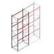 Palettenregal AR T2 5000x1850x1100mm (HxBxT) 3 Ebenen 2530kg/Ebene Grundregal