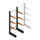 Leichtes Kragarmregal BR einseitig 2000x750x600 mm (HxBxT) 3 Ebenen Grundregal