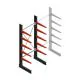 Medium Kragarmregal BR einseitig 2500x1000x600 mm (HxBxT) 5 Ebenen Grundregal 425/Arm