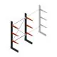 Medium Kragarmregal BR einseitig 2500x1500x600 mm (HxBxT) 3 Ebenen Grundregal 425/Arm