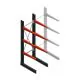 Medium Kragarmregal BR einseitig 2500x750x800 mm (HxBxT) 3 Ebenen Grundregal 220/Arm