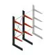 Medium Kragarmregal BR einseitig 2500x1000x800 mm (HxBxT) 3 Ebenen Grundregal 220/Arm