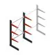 Medium Kragarmregal BR einseitig 2500x1500x800mm (HxBxT) 3 Ebenen Grundregal 220/Arm