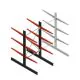 Medium Kragarmregal BR beidseitig 2500x1250x1000 mm (HxBxT) 3 Ebenen Grundregal 175/Arm