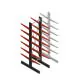 Medium Kragarmregal BR beidseitig 3000x750x600mm (HxBxT) 6 Ebenen Grundregal 290/Arm