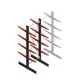Medium Kragarmregal BR beidseitig 3000x1000x600mm (HxBxT) 4 Ebenen Grundregal 290/Arm