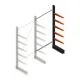 Leichtes Kragarmregal BR einseitig 2000x1000x500 mm (HxBxT) 5 Ebenen Anbauregal