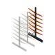 Leichtes Kragarmregal BR beidseitig 2500x750x600 mm (HxBxT) 6 Ebenen Anbauregal