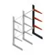 Medium Kragarmregal BR einseitig 2500x1000x800 mm (HxBxT) 3 Ebenen Anbauregal 340/arm
