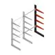 Medium Kragarmregal BR einseitig 2500x1250x800 mm (HxBxT) 4 Ebenen Anbauregal 220/Arm