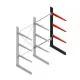 Medium Kragarmregal BR einseitig 2500x1250x1000mm (HxBxT) 3 Ebenen Anbauregal 275/arm
