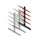 Medium Kragarmregal BR beidseitig 2500x750x800mm (HxBxT) 4 Ebenen Anbauregal 220/arm