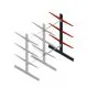 Medium Kragarmregal BR beidseitig 2500x1250x800 mm (HxBxT) 3 Ebenen Anbauregal 340/Arm