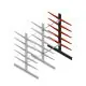 Medium Kragarmregal BR beidseitig 2500x1250x800 mm (HxBxT) 5 Ebenen Anbauregal 340/Arm