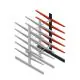 Medium Kragarmregal BR beidseitig 2500x750x1000mm (HxBxT) 5 Ebenen Anbauregal 275/arm
