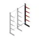 Medium Kragarmregal BR einseitig 3000x1250x600 mm (HxBxT) 4 Ebenen Anbauregal 425/Arm