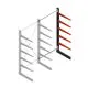 Medium Kragarmregal BR einseitig 3000x1500x800 mm (HxBxT) 5 Ebenen Anbauregal 220/Arm