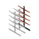 Medium Kragarmregal BR beidseitig 3000x750x800mm (HxBxT) 4 Ebenen Anbauregal 220/Arm