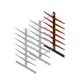 Medium Kragarmregal BR beidseitig 3000x1250x800 mm (HxBxT) 6 Ebenen Anbauregal 340/Arm